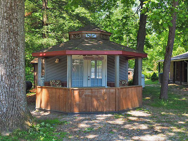 Gazebo at Ramblin’ Pines Campground